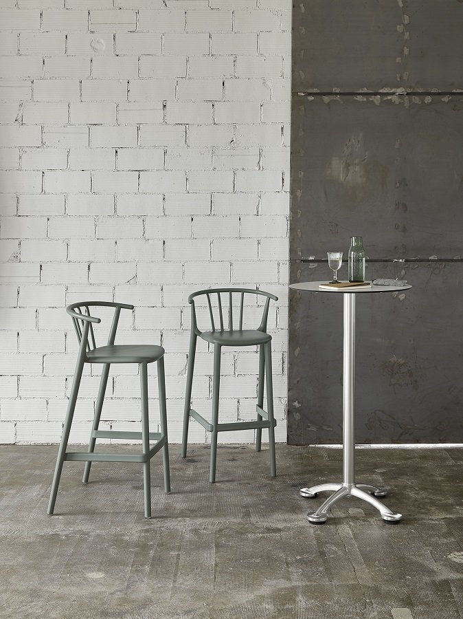 Resol Woody Alto - Outdoor Barhocker