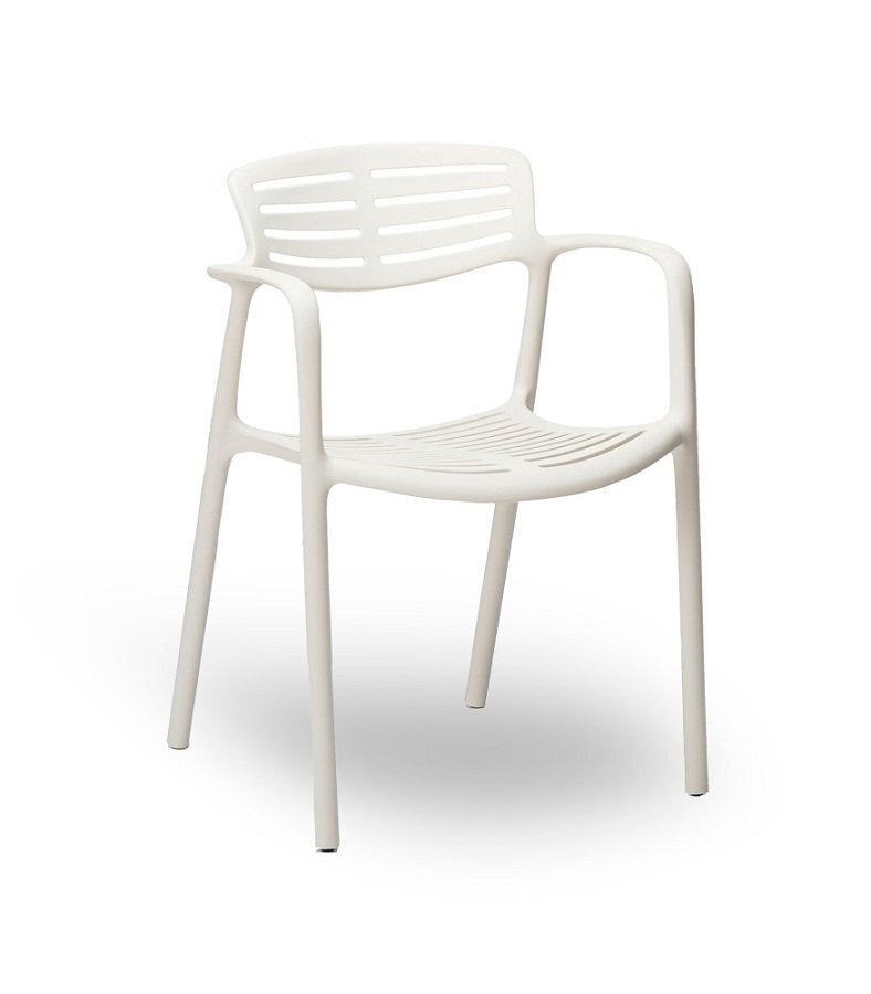 Resol Toledo Aire - Garten-Armlehnstuhl: Ivory 