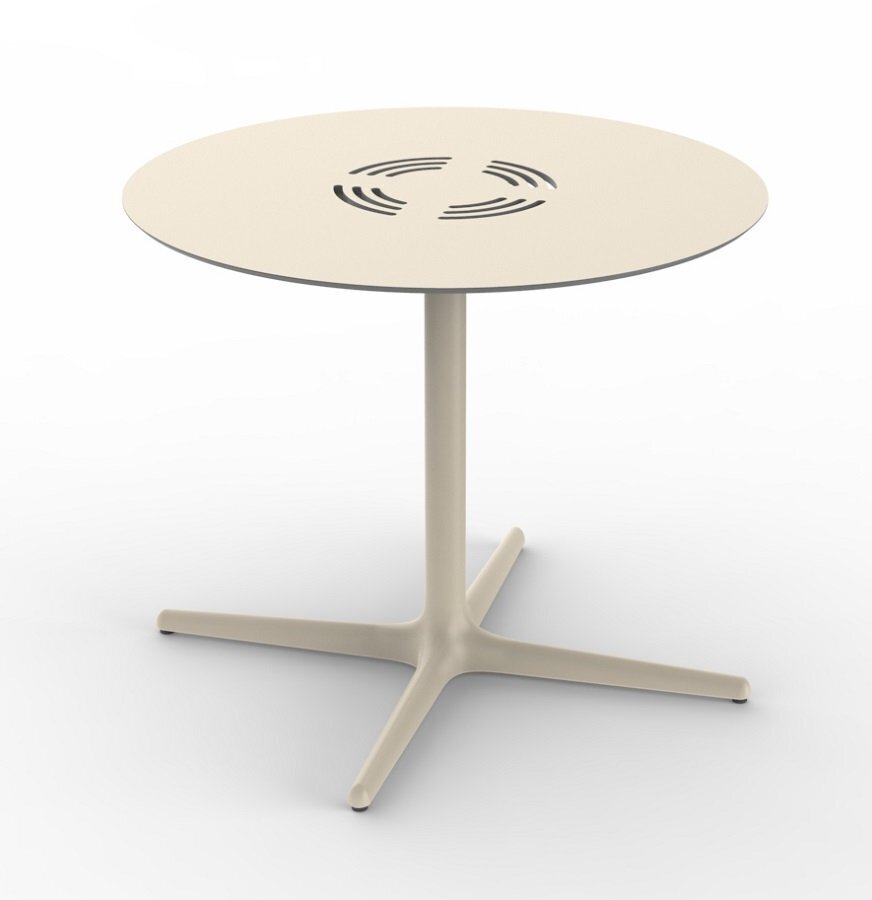 Resol Toledo Aire XL Rund - Gartentisch: Ivory