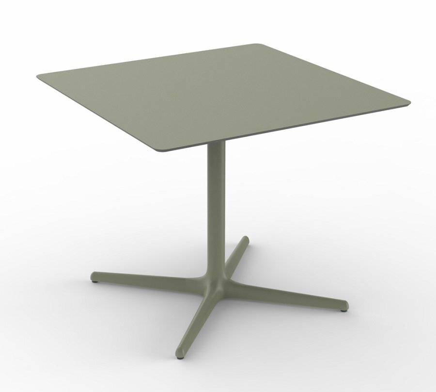 Resol Toledo XL Quadratisch - Gartentisch: Green Grey