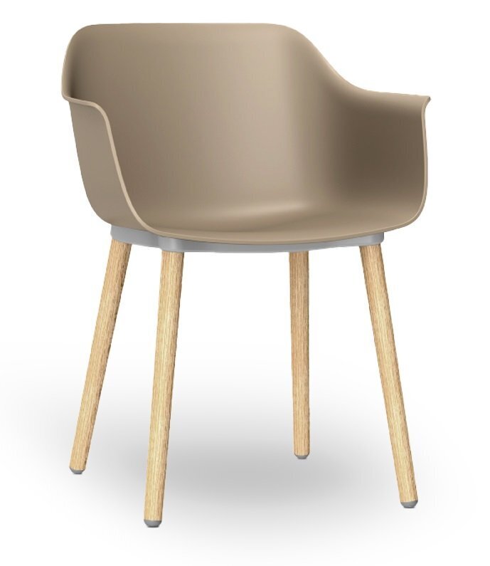 Resol Shape Madera - Garten Armlehnstuhl: Sand