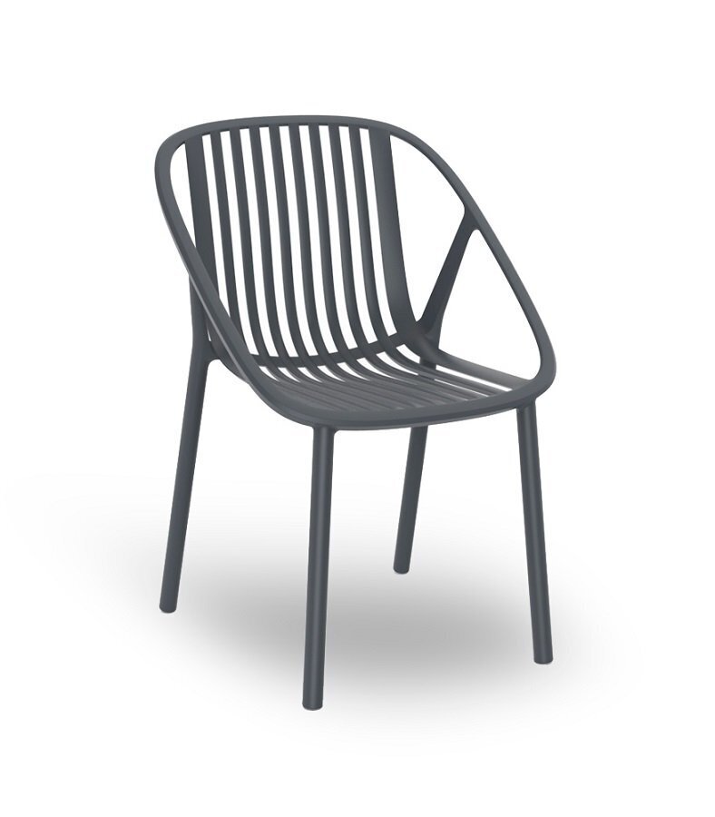 Resol Bini - Gartenstuhl: Dark Grey