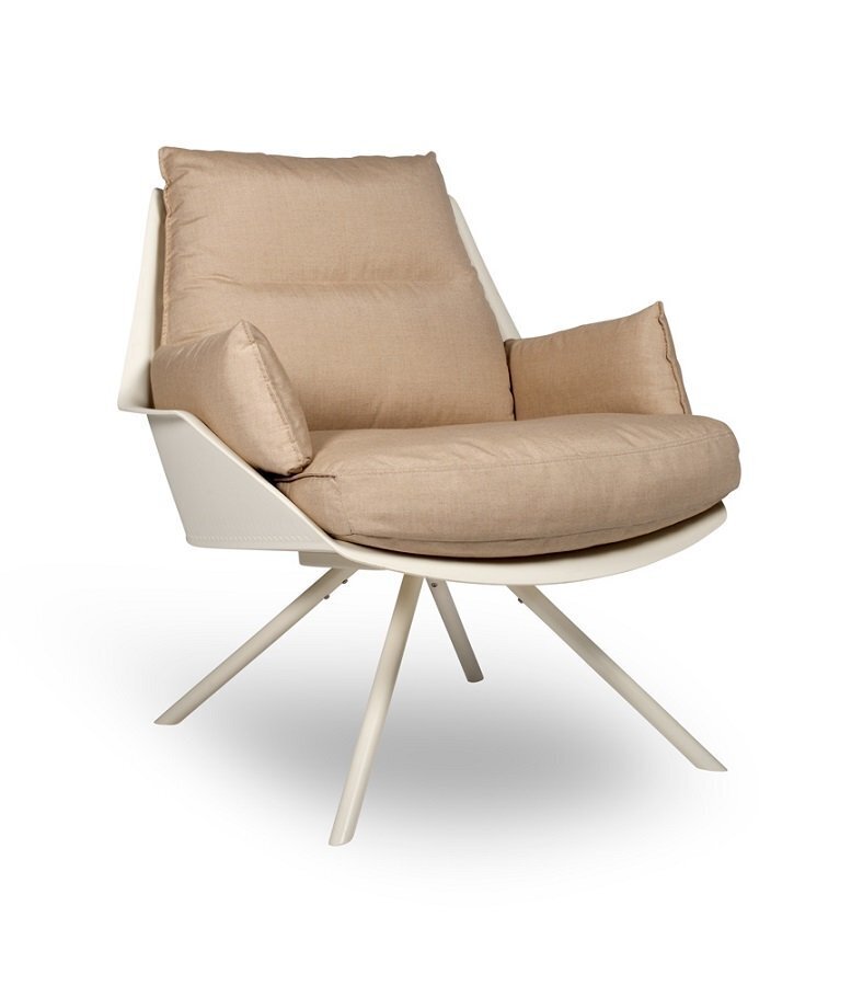 Resol Anou - Outdoor Sessel: Arbor Pebble / Ivory