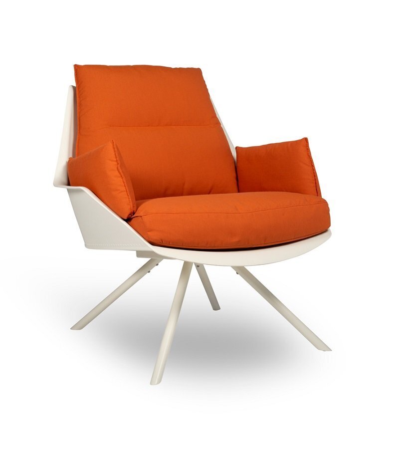 Resol Anou - Outdoor Sessel: Pumpkin / Ivory