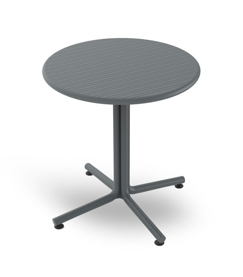 Resol Mesa Bini Rund Ø70 cm - Gartentisch: Dark Grey