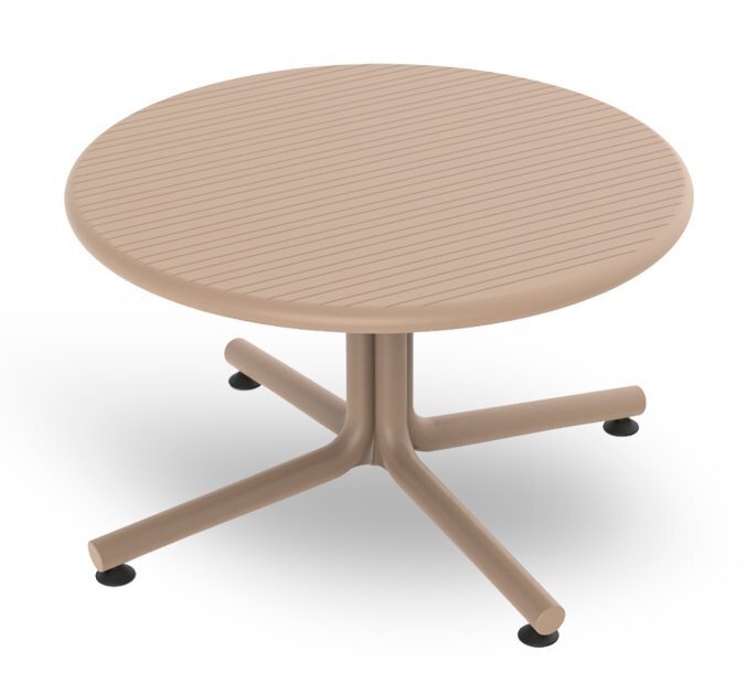 Resol Mesa Bini Lounge Rund Ø70 cm - Gartentisch: Sand