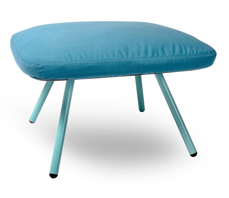 Resol Anou 4 Patas Pouf - Outdoor Ottoman - Adriatic / Turquoise