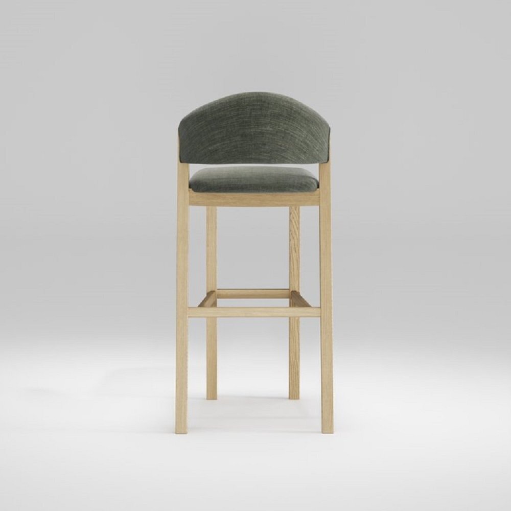 WeWood Caravela Bar Stool - Natural Oak - TWDM12083