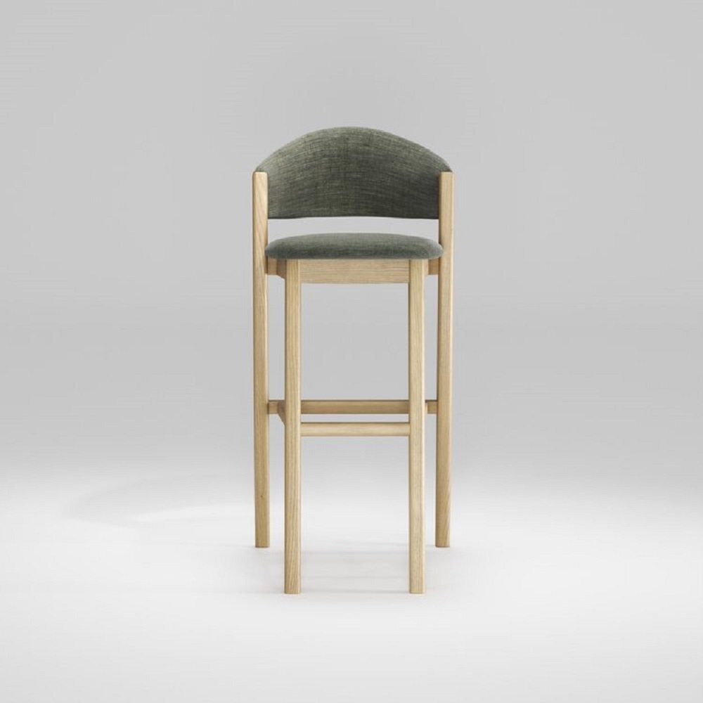 WeWood Caravela Bar Stool - Natural Oak - TWDM12083