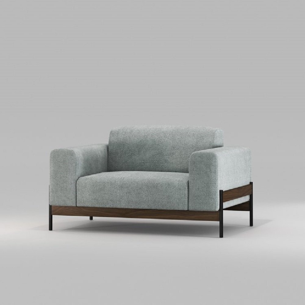 WeWood Bowie Sofa 1 Seater - Natural Walnut - TWDM12048