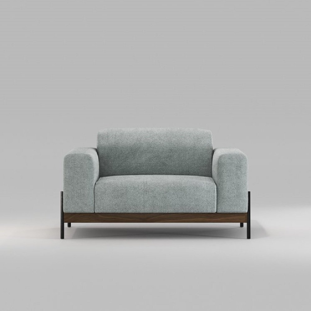 WeWood Bowie Sofa 1 Seater - Natural Walnut - TWDM12048