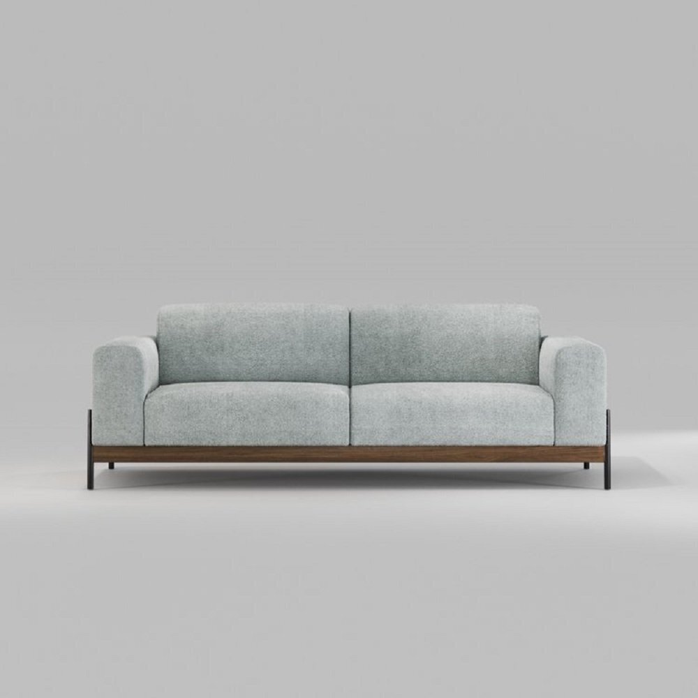 WeWood Bowie Sofa 2 Seater - Natural Walnut - TWDM12048