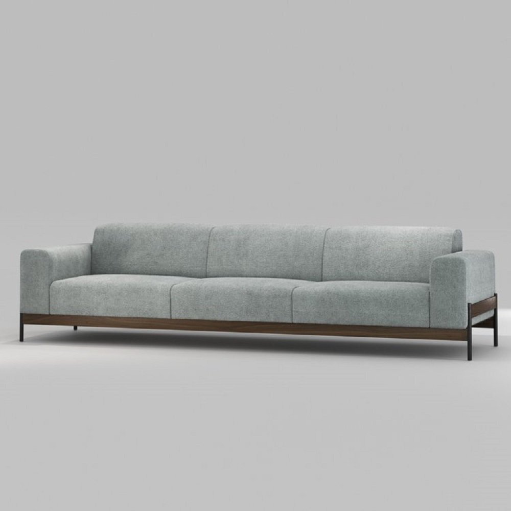 WeWood Bowie Sofa 3 Seater-Natural Walnut-TWDM12048 