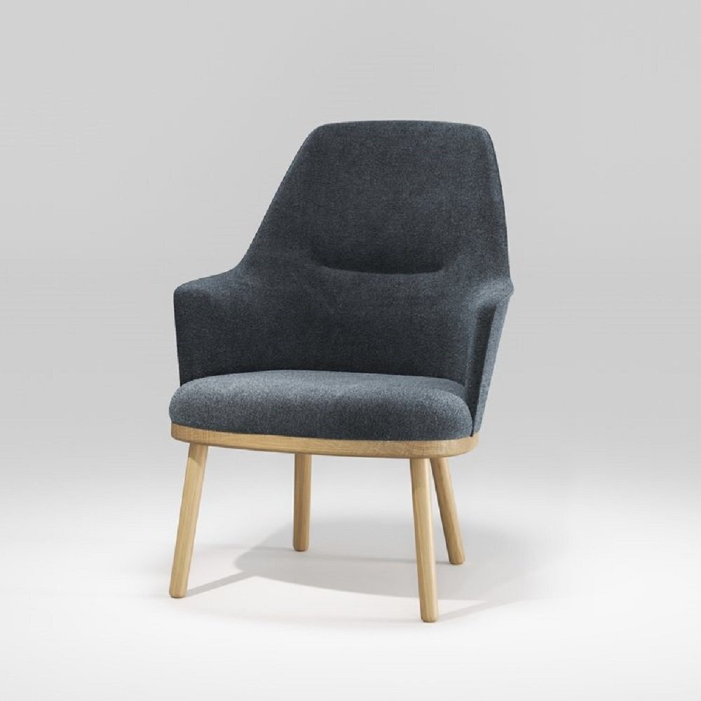 WeWood Sartor Wood Lounge Chair - Oak  TWDM12048