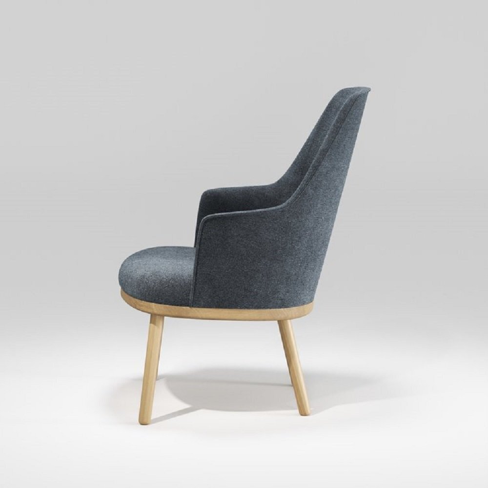 WeWood Sartor Wood Lounge Chair - Oak  TWDM12048