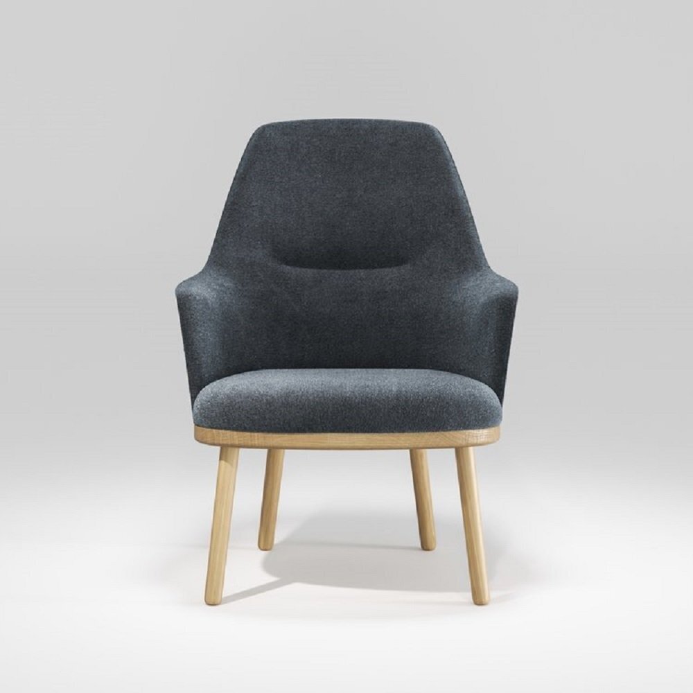WeWood Sartor Wood Lounge Chair - Oak  TWDM12048