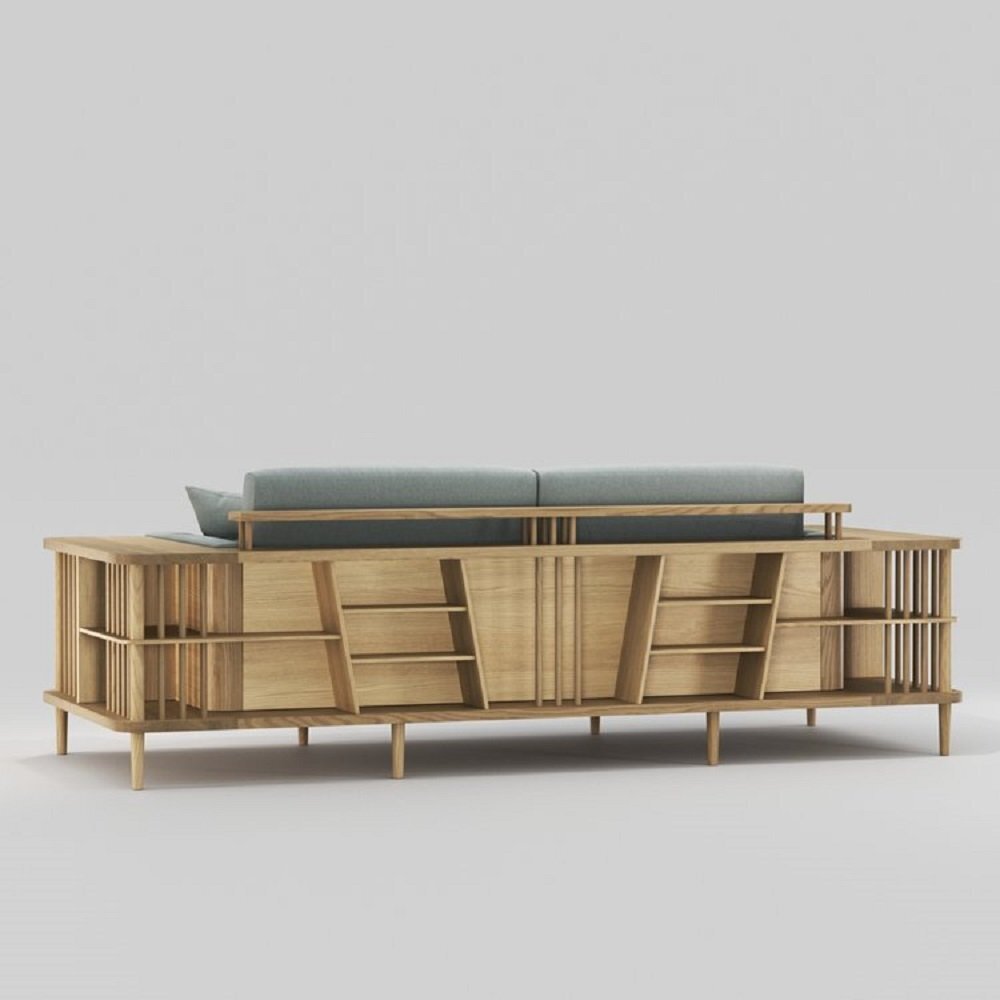 WeWood Scaffold Sofa Oak - TWDM12048