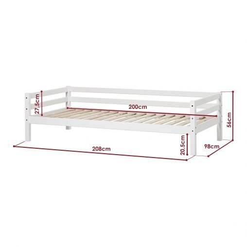 Hoppekids Basic Juniorbett 90X200 cm - Weiss