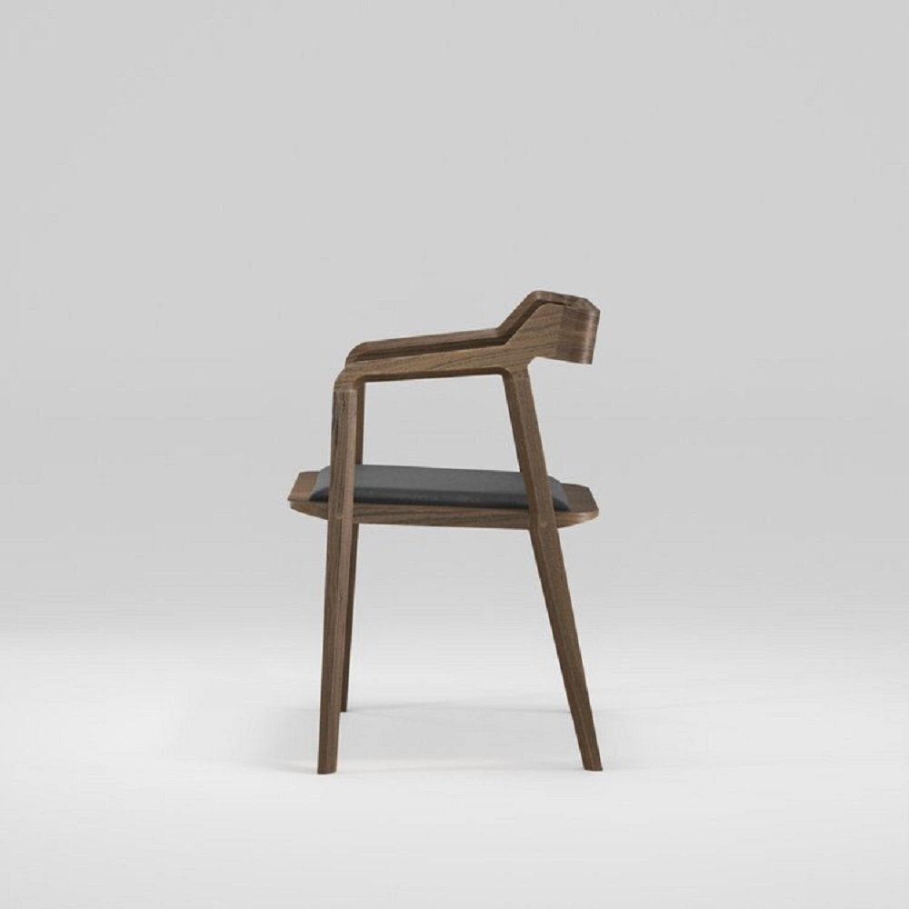 WeWood Kundera Armstuhl, Walnut - TWDM12073