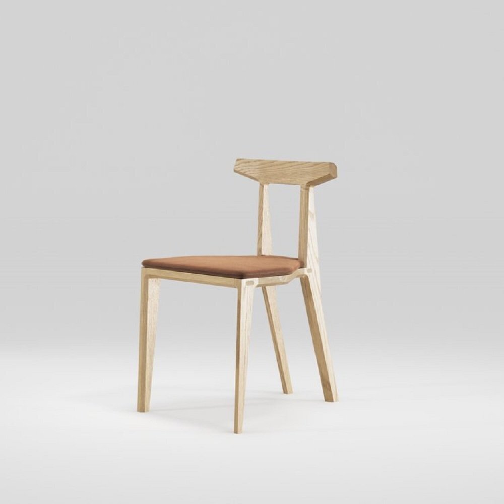 Orca Chair - Oak Leather - TWAS4024