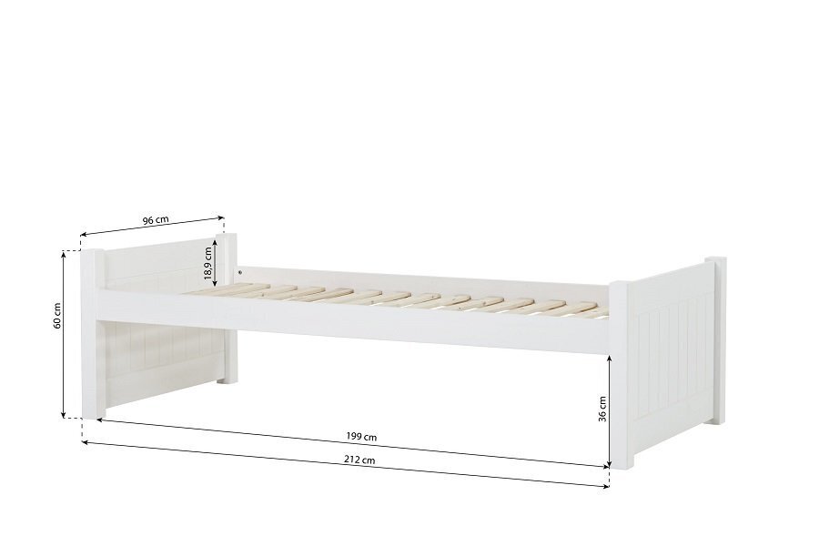 Hoppekids NOAH DELUXE Junior-Bett - White