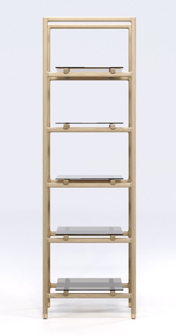 Wewood Float-Bücherregal-Oak Small-B67 x H217 x T44
