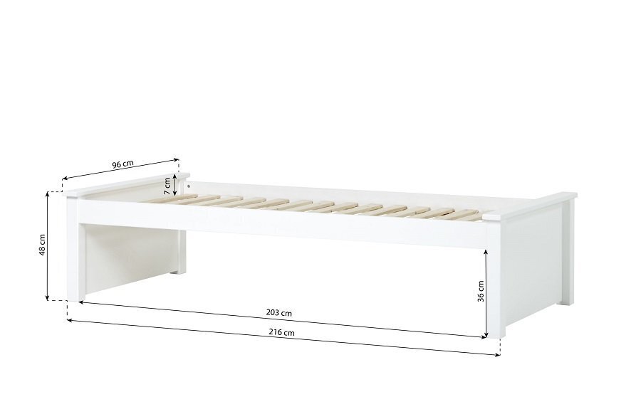 Hoppekids MAJA DELUXE Junior Bett - White