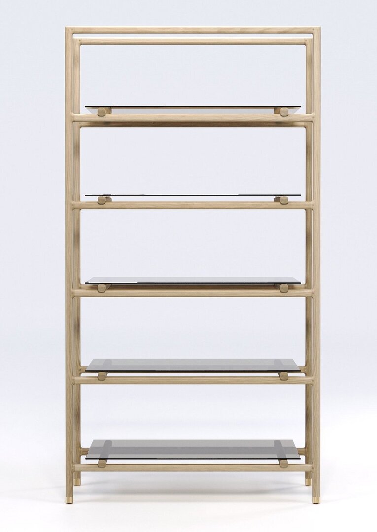 Wewood Float-Bücherregal-Oak Big-B116 x H217 x T44