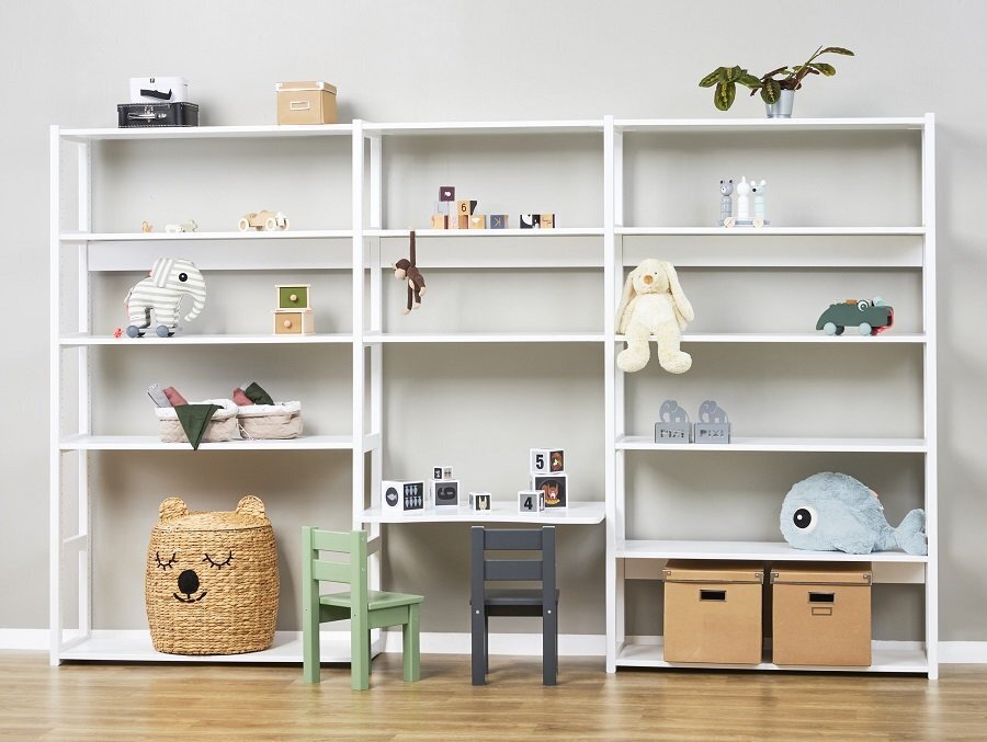 Hoppekids STOREY bookshelf with 3 sections
