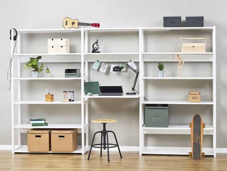 Hoppekids STOREY bookshelf with 3 sections