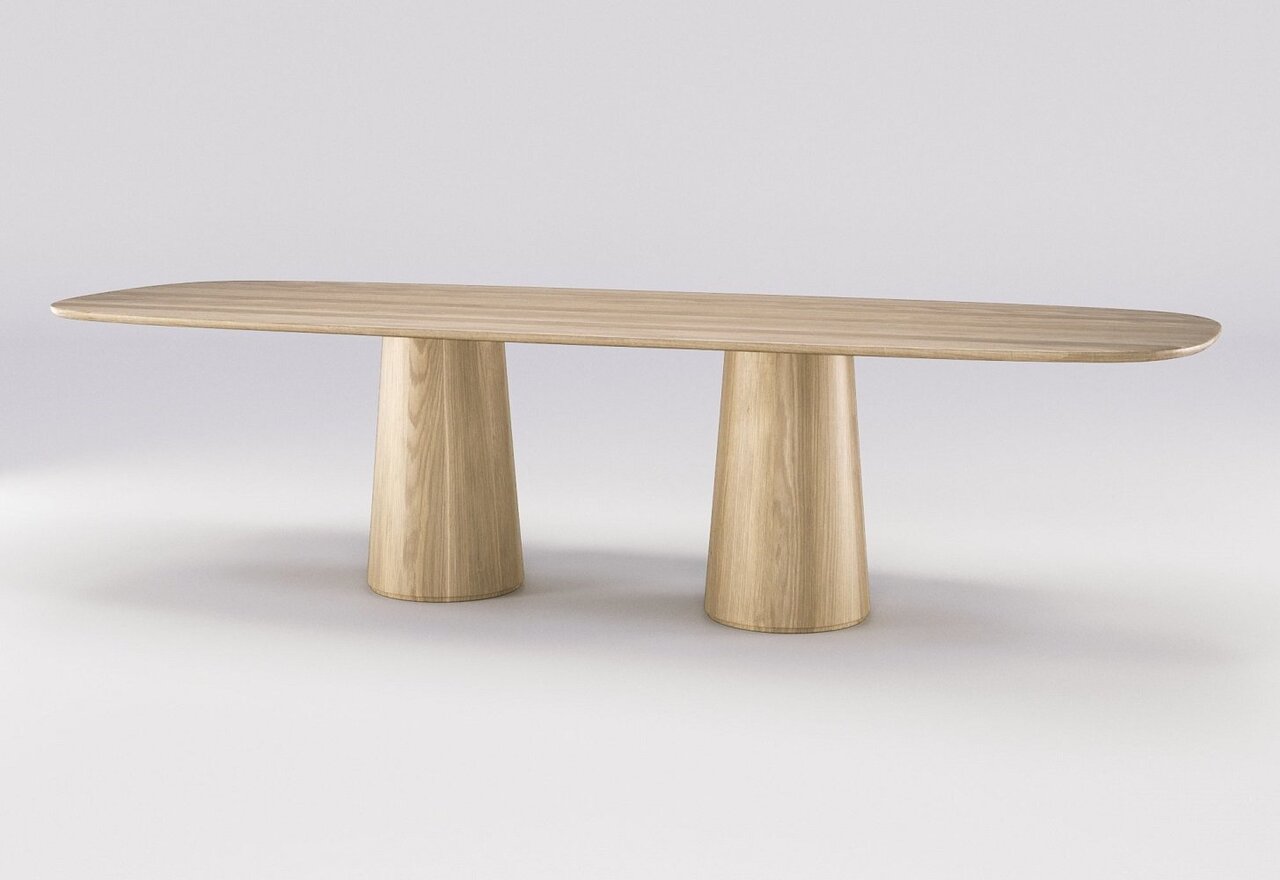 Wewood Amos-Esstisch-Oak-B240 x H75 x T110