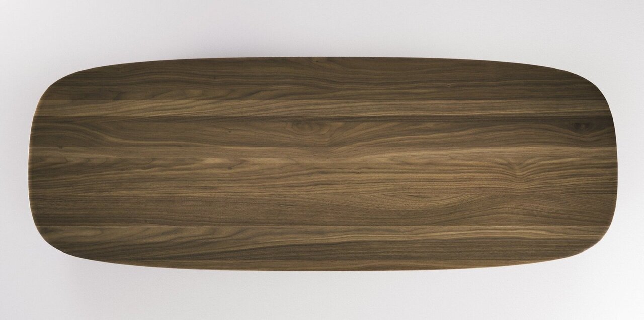 Wewood Amos-Esstisch-Walnut-B240 x H75 x T110