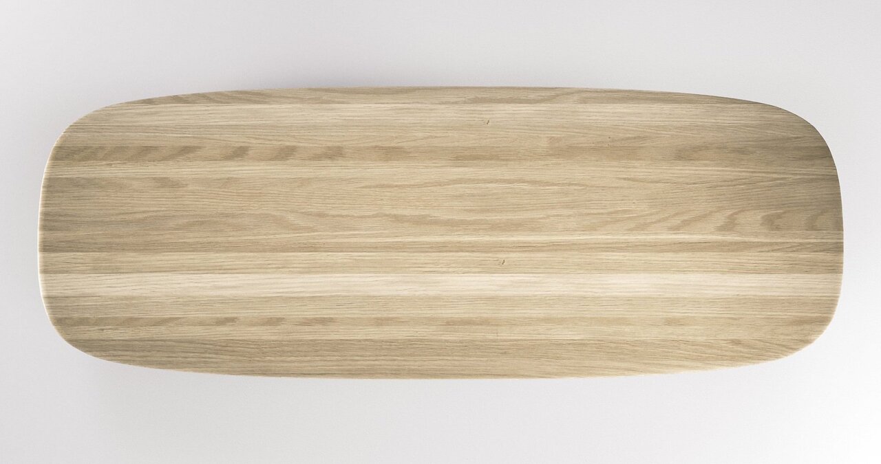 Wewood Amos-Esstisch-Oak-B240 x H75 x T110