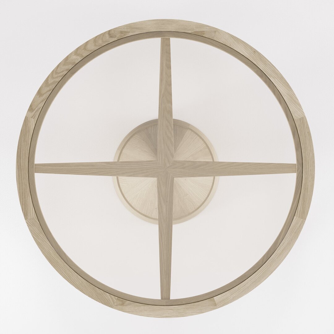 Wewood Vasco-Esstisch-Eichenglas (Bronze)