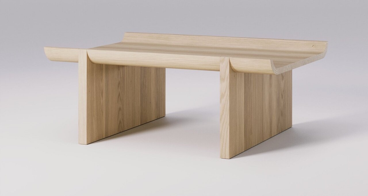 Wewood Rigoles-Couchtisch-Eiche