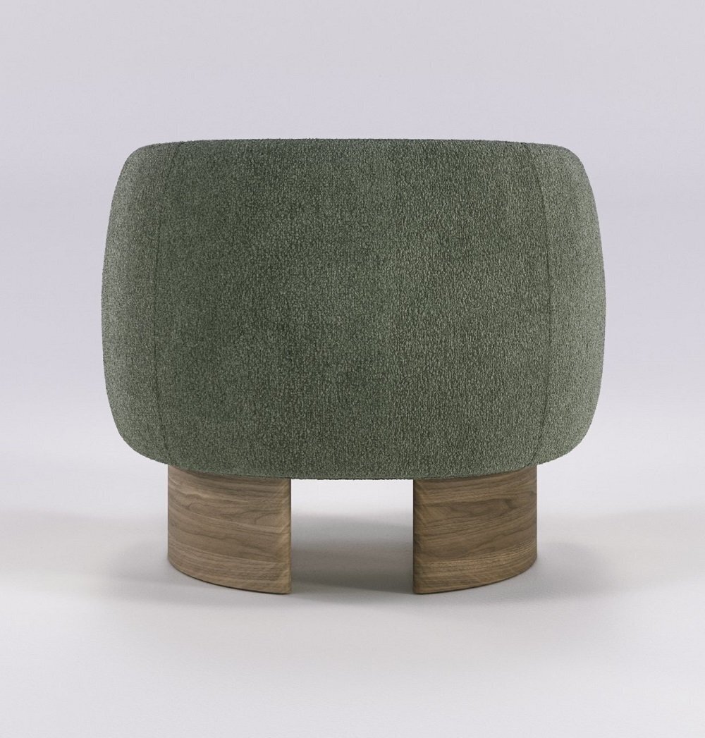 Wewood Nido-Loungesessel-Walnut-TWDC22006