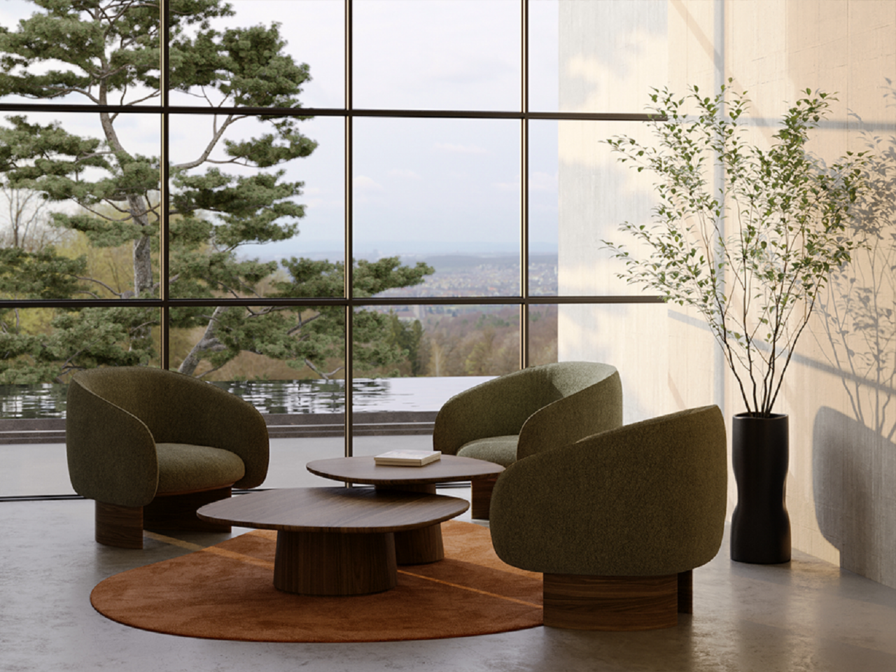 Wewood Nido-Loungesessel