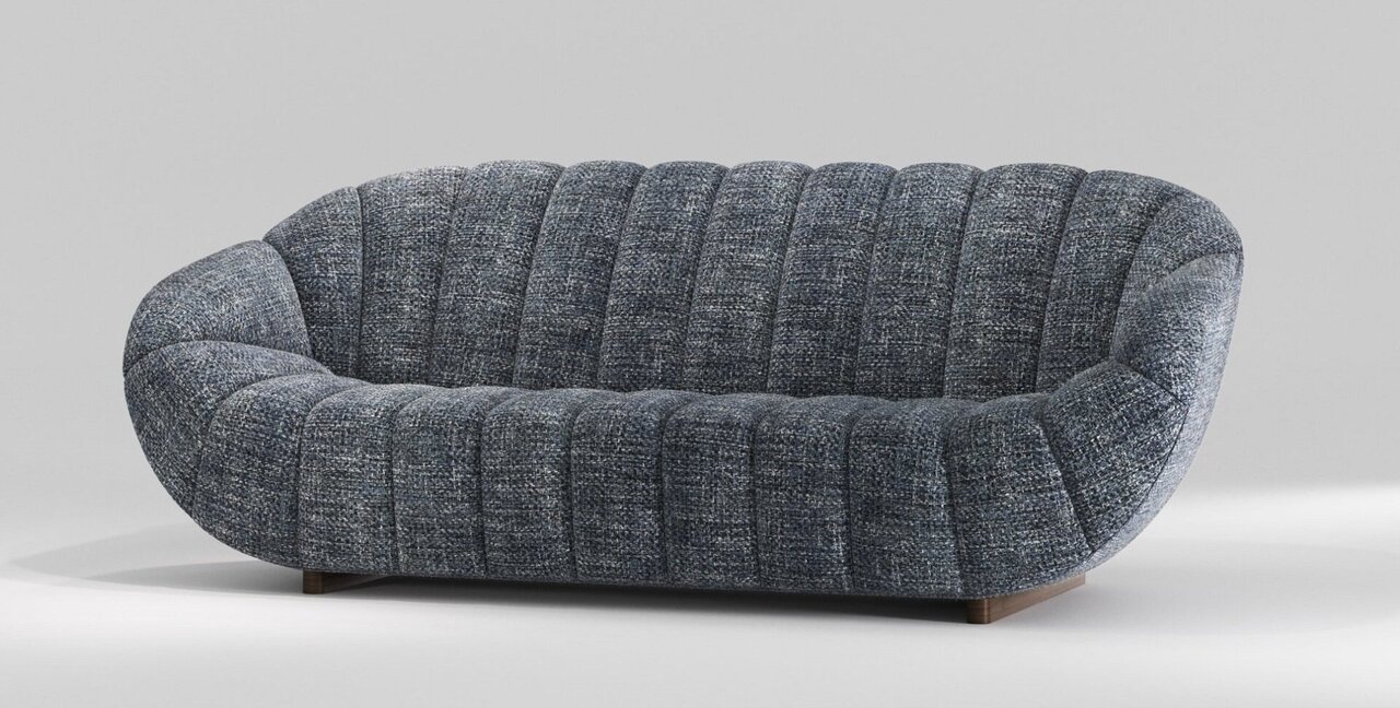 Wewood Rabelo-2 Sitzer Sofa-Walnut-TWKK5230/01