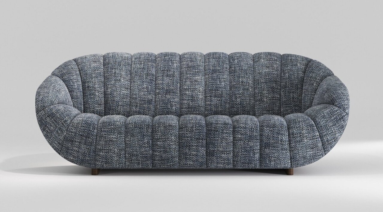 Wewood Rabelo-2 Sitzer Sofa-Walnut-TWKK5230/01
