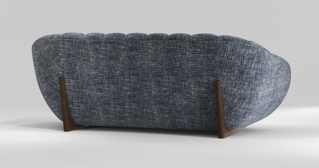 Wewood Rabelo-2 Sitzer Sofa-Walnut-TWKK5230/01