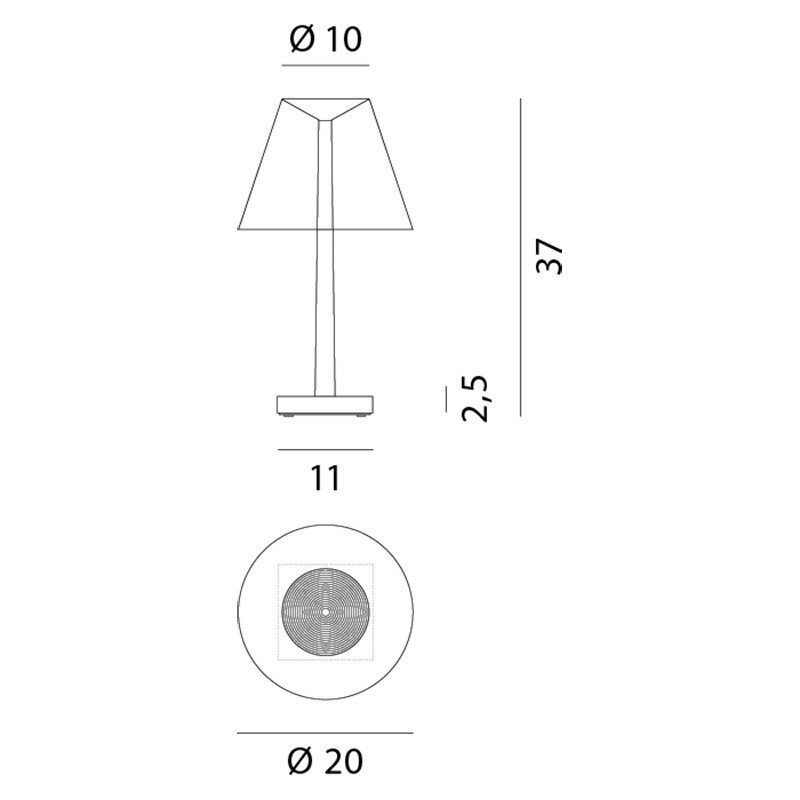 Rotaliana Dina T1 LED Tischleuchte