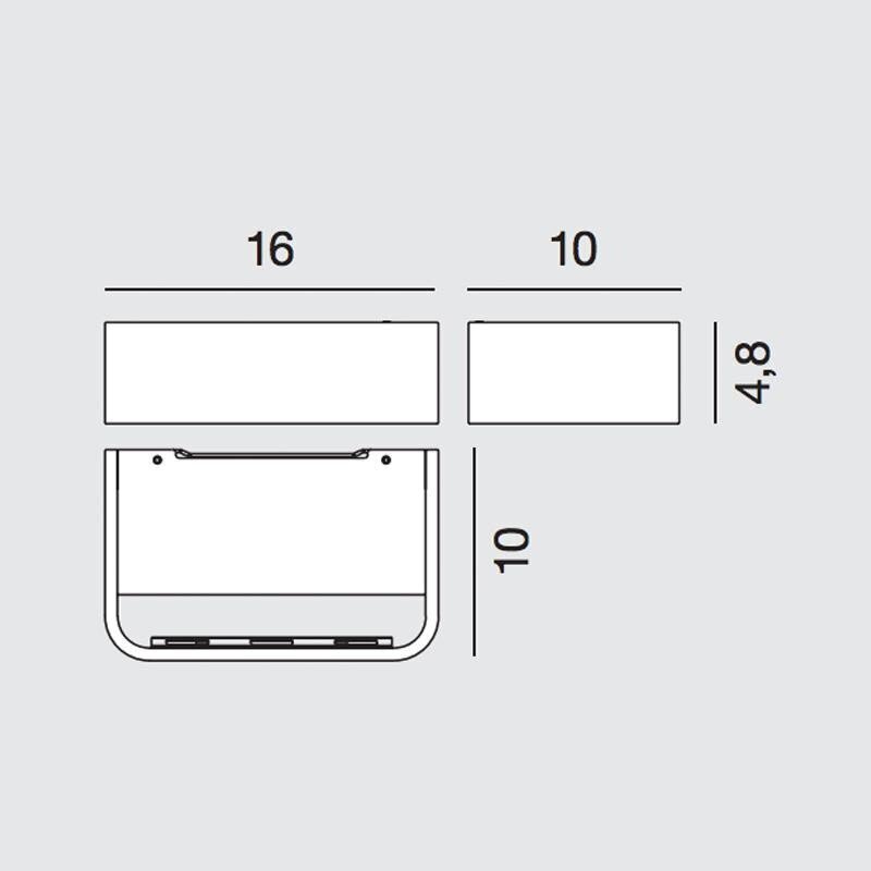 Rotaliana Frame W1 LED Wandleuchte