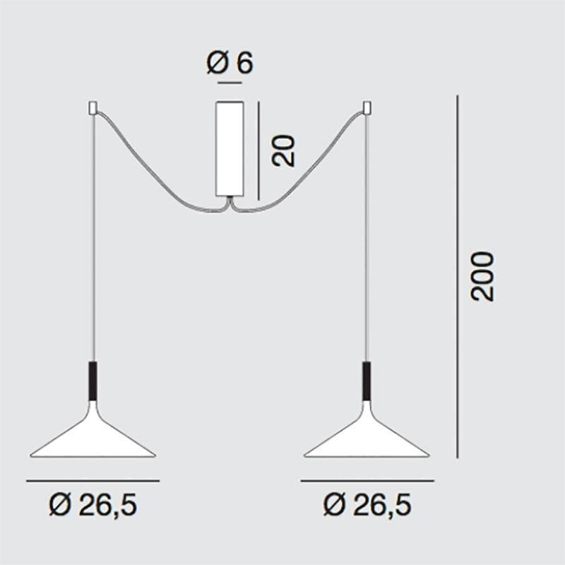 Rotaliana Dry H2 LED Pendelleuchte - 
