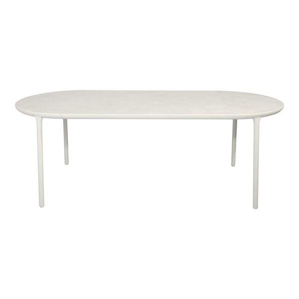 Mindo 114 Outdoor Dining Table - Oval - Gestell Light Grey - Tischplatte Ceramic Volcano Concrete
