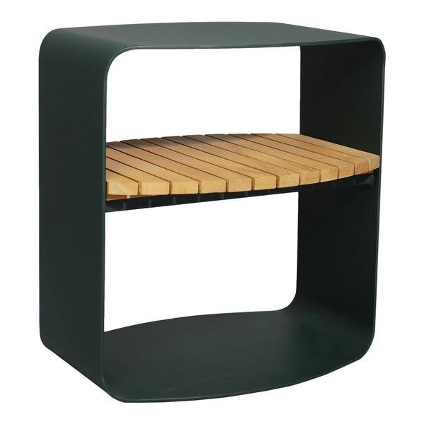 Mindo 109 Outdoor Side Table - Dark Green Aluminum