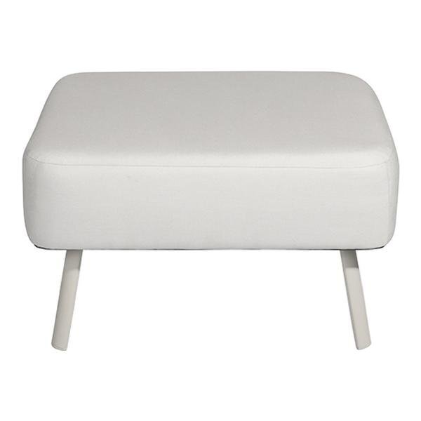 Mindo 106 Outdoor Footstool - Light Grey Aluminum