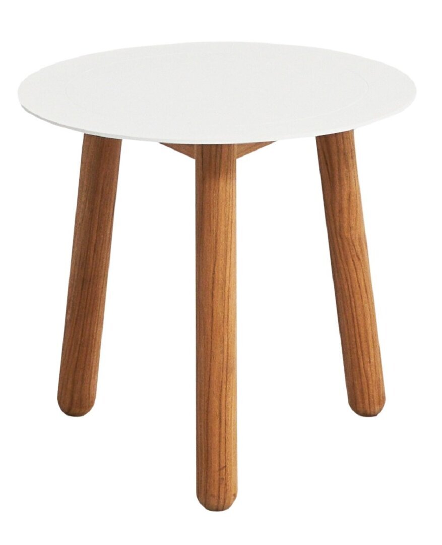 Mindo 118 Side Table - Beistelltisch - Teak - Off-White