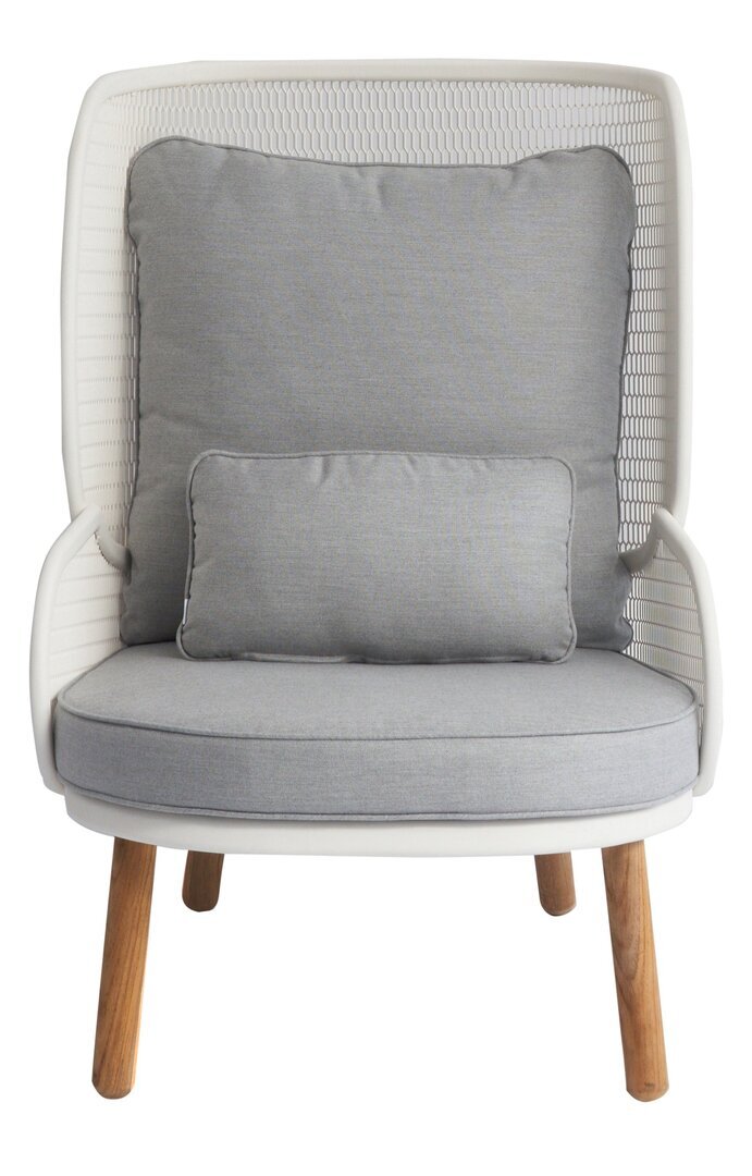 Mindo 118 High back Lounge chair - Loungesessel - Off-White - Grey Chiné