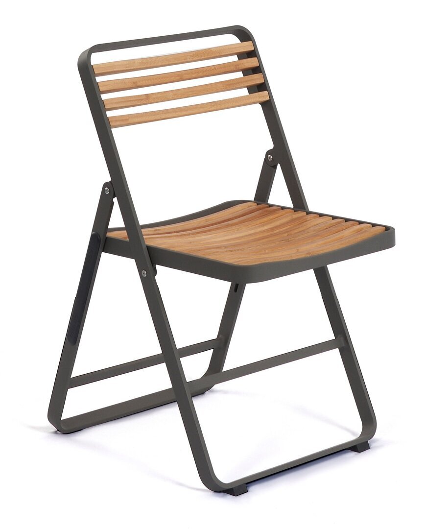 Mindo 121 Foldable Dining chair - Klappstuhl - Bamboo - Dark Grey