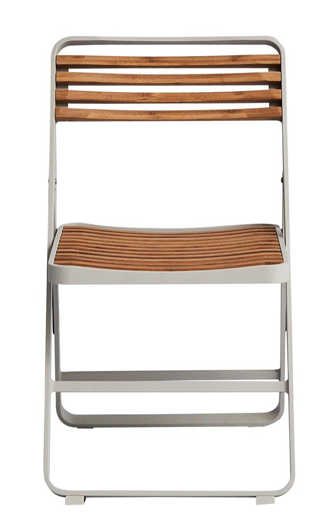 Mindo 121 Foldable Dining chair - Klappstuhl - Bamboo - Light Grey